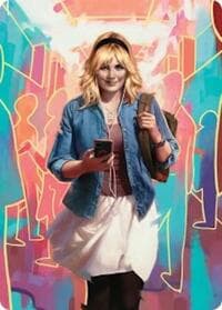 Gwen Stacy Art Card (13/54) - Art Series: Marvel's Spider-Man - Magic: The Gathering card