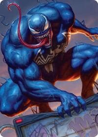Venom, Deadly Devourer Art Card - Art Series: Marvel's Spider-Man - Magic: The Gathering card