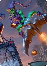 Green Goblin, Nemesis Art Card - Art Series: Marvel's Spider-Man - Magic: The Gathering card