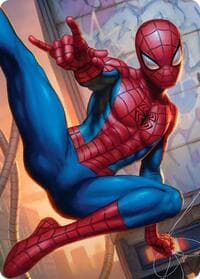 Sensational Spider-Man Art Card - Art Series: Marvel's Spider-Man - Magic: The Gathering card