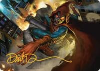 Hobgoblin, Mantled Marauder Art Card (Gold-Stamped Signature) - Art Series: Marvel's Spider-Man - Magic: The Gathering card