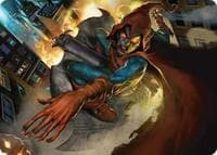 Hobgoblin, Mantled Marauder Art Card - Art Series: Marvel's Spider-Man - Magic: The Gathering card