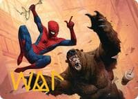 Wisecrack Art Card (Gold-Stamped Signature) - Art Series: Marvel's Spider-Man - Magic: The Gathering card