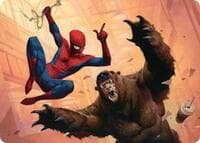 Wisecrack Art Card - Art Series: Marvel's Spider-Man - Magic: The Gathering card