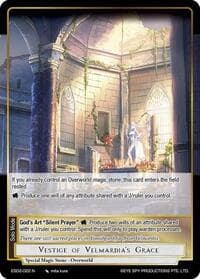 Vestige of Velmardia's Grace - Evil Cluster Starter Deck 2: Matelda - Force of Will card