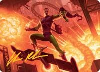 Green Goblin, Revenant Art Card (Gold-Stamped Signature) - Art Series: Marvel's Spider-Man - Magic: The Gathering card