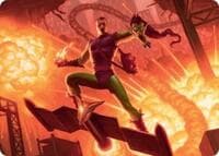 Green Goblin, Revenant Art Card - Art Series: Marvel's Spider-Man - Magic: The Gathering card