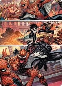 Maximum Carnage Art Card - Art Series: Marvel's Spider-Man - Magic: The Gathering card