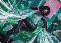 Silk, Web Weaver Art Card (29/54) - Art Series: Marvel's Spider-Man - Magic: The Gathering card