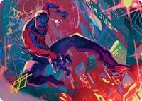 Spider-Man 2099 Art Card (Gold-Stamped Signature) - Art Series: Marvel's Spider-Man - Magic: The Gathering card