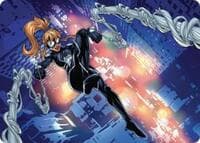 Arana, Heart of the Spider Art Card - Art Series: Marvel's Spider-Man - Magic: The Gathering card