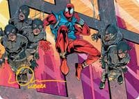 Scarlet Spider, Ben Reilly Art Card (Gold-Stamped Signature) - Art Series: Marvel's Spider-Man - Magic: The Gathering card