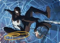 Symbiote Spider-Man Art Card (Gold-Stamped Signature) - Art Series: Marvel's Spider-Man - Magic: The Gathering card