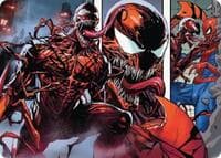 Carnage, Crimson Chaos Art Card - Art Series: Marvel's Spider-Man - Magic: The Gathering card