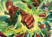 Kapow! Art Card (Gold-Stamped Signature) - Art Series: Marvel's Spider-Man - Magic: The Gathering card