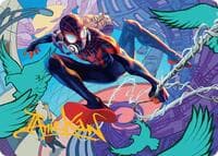 Spider-Man, Brooklyn Visionary Art Card (Gold-Stamped Signature) - Art Series: Marvel's Spider-Man - Magic: The Gathering card