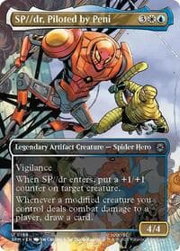 SP//dr, Piloted by Peni (Borderless) - Marvel's Spider-Man - Magic: The Gathering card