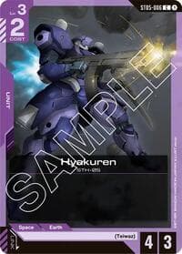 Hyakuren - Starter Deck 05: Iron Bloom - Gundam Card Game card