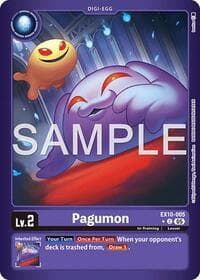 Pagumon (Limited Foil) - Sinister Order - Digimon Card Game card