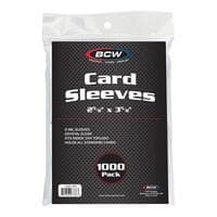 Standard Card Sleeves - Clear (1000-Pack) - BCW Card Sleeves - Card Sleeves card