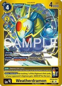 Weatherdramon (Limited Foil) - Sinister Order - Digimon Card Game card