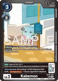 Kabemon (Limited Foil) - Sinister Order - Digimon Card Game card