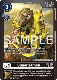Sunarizamon (Limited Foil) - Sinister Order - Digimon Card Game card