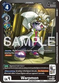Warpmon (Limited Foil) - Sinister Order - Digimon Card Game card