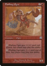 Flailing Ogre - Mercadian Masques - Magic: The Gathering card