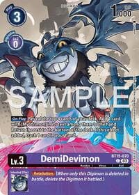 DemiDevimon (Sinister Order Legend Pack) - Exceed Apocalypse - Digimon Card Game card