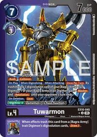 Tuwarmon (Limited Foil) - Sinister Order - Digimon Card Game card