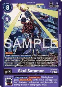 SkullSatamon (Limited Foil) - Sinister Order - Digimon Card Game card
