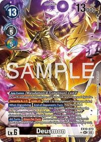 Deusmon (Alternate Art) - Sinister Order - Digimon Card Game card