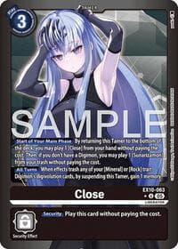 Close (Limited Foil) - Sinister Order - Digimon Card Game card