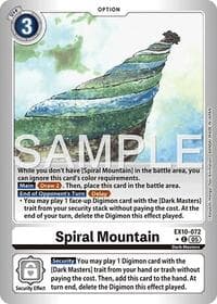 Spiral Mountain (Limited Foil) - Sinister Order - Digimon Card Game card