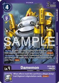 Damemon (Limited Foil) - Sinister Order - Digimon Card Game card