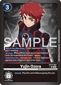 Yujin Ozora (Limited Foil) - Sinister Order - Digimon Card Game card