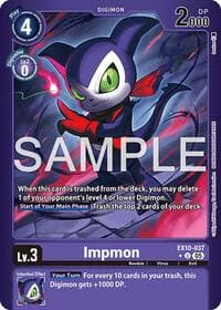 Impmon (Limited Foil) - Sinister Order - Digimon Card Game card