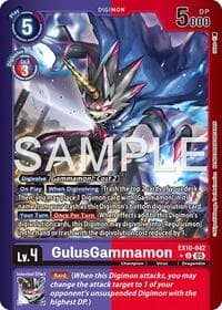 GulusGammamon (Limited Foil) - Sinister Order - Digimon Card Game card
