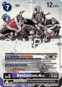 Beelzemon ACE (Alternate Art) - Sinister Order - Digimon Card Game card