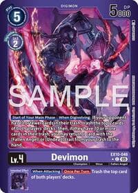 Devimon (Limited Foil) - Sinister Order - Digimon Card Game card