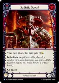 Sadistic Scowl - Super Slam - Flesh and Blood TCG card