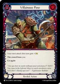 Villainous Pose (Blue) - Super Slam - Flesh and Blood TCG card