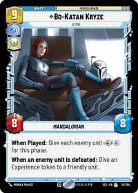 Bo-Katan Kryze - Alone - Secrets of Power - Star Wars: Unlimited card