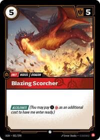 Blazing Scorcher - Origins - Riftbound: League of Legends Trading Card Game card