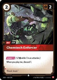 Chemtech Enforcer - Origins - Riftbound: League of Legends Trading Card Game card