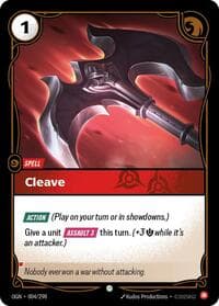 Cleave - Origins - Riftbound: League of Legends Trading Card Game card