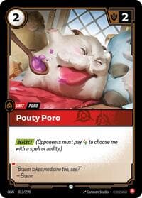 Pouty Poro - Origins - Riftbound: League of Legends Trading Card Game card
