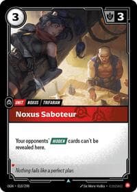 Noxus Saboteur - Origins - Riftbound: League of Legends Trading Card Game card