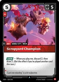 Scrapyard Champion - Origins - Riftbound: League of Legends Trading Card Game card